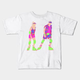 This Barbie rollerblades Kids T-Shirt